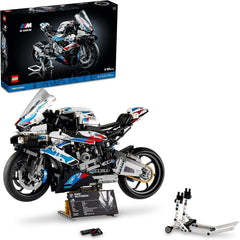 LEGO Technic BMW M 1000 RR Modello di motocicletta Kit per adulti Set come regalo artigianale per uomini e donne Decorazione per la casa o l'ufficio 42130 Set di costruzione Besuche den LEGO-Store Single