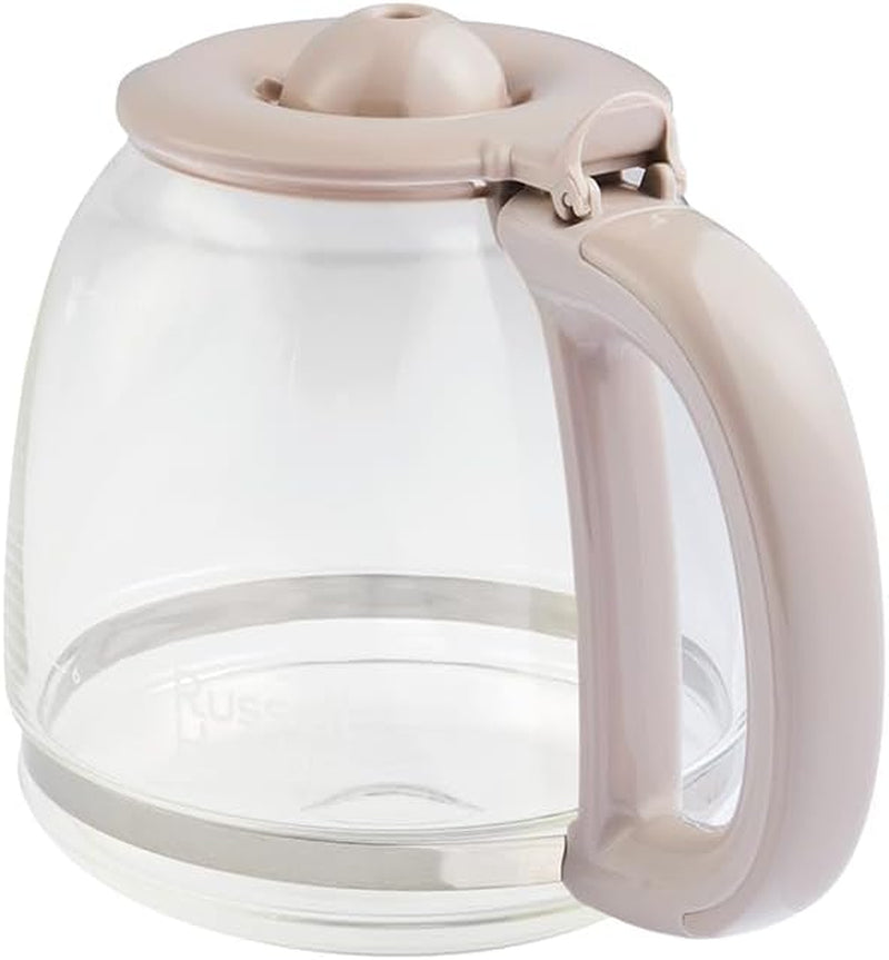Espressor Russell Hobbs Brontë Stone cu filtru [1,25 l, 1100 W] (tehnologie de preparare WhilTech, sistem anti-picurare, placă de încălzire, carafă de sticlă, indicator al nivelului apei, funcție pauză și turnare) Espressor 26781-56