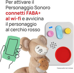 Jucărie de pluș - Tutti a Nanna con Oscar! - Povești și basme sonore pentru copii de la 10 luni - De ascultat cu povești, versiunea italiană Jucarii Bebe Naty Shop