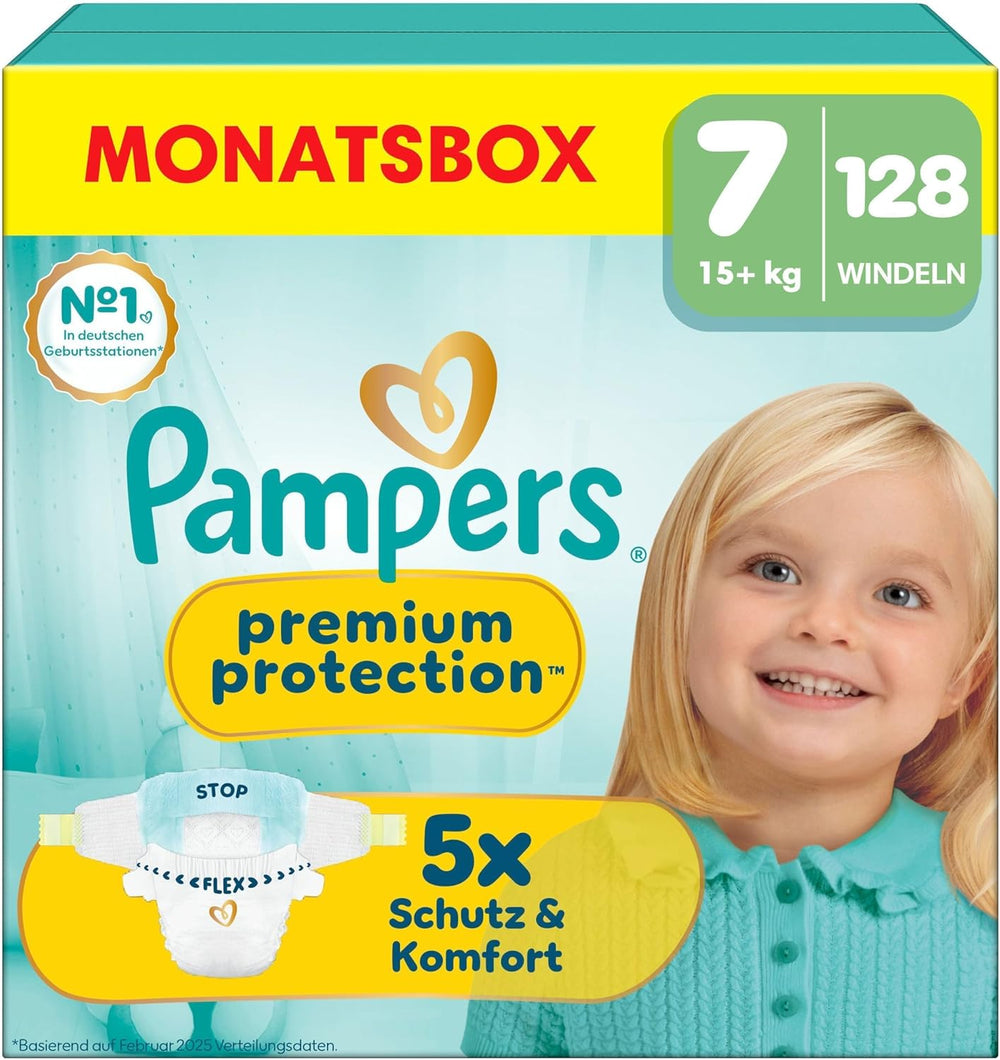 Pampers Premium Protection taglia 5, 152 pannolini, 11 kg-16 kg, la nostra protezione numero 1 contro pelle e perdite
