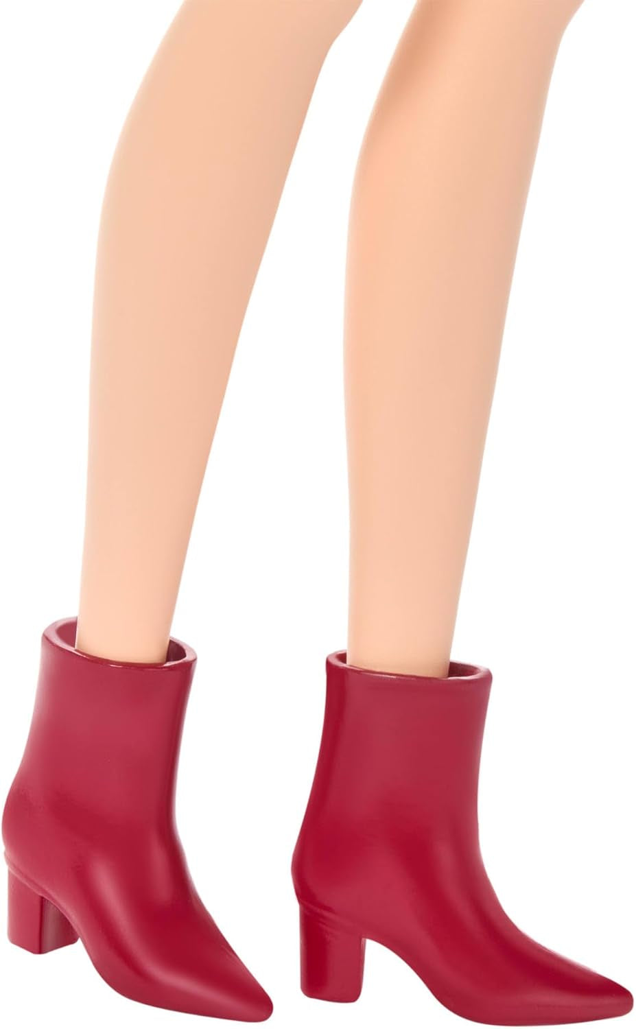 Barbie Fashionistas Puppe Nr. 246 in einem rosa, trägerlosen Kleid mit Leopardenmuster, mit schwarzem Haar und Zubehörteilen wie einem Schleifenhalsband und Stiefeln, JJN59