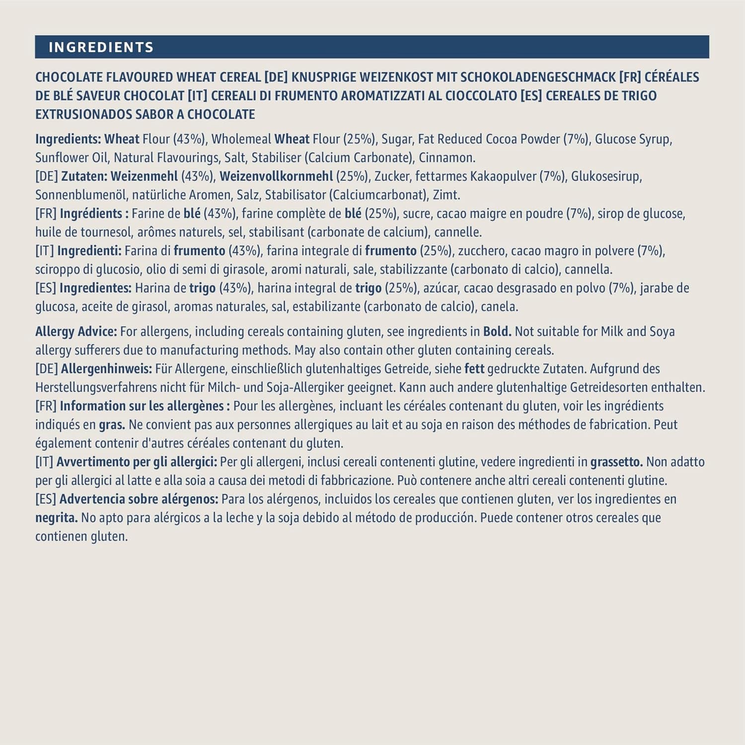 Barrette di cioccolato da Amazon, 375 g