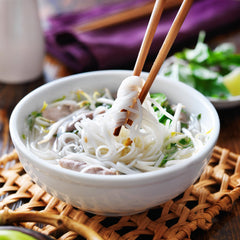 BIOASIA Spaghetti di Riso Biologici, Spaghetti Asiatici con Farina di Riso 100% Biologica, Senza Glutine e Vegani, 1 x 200g