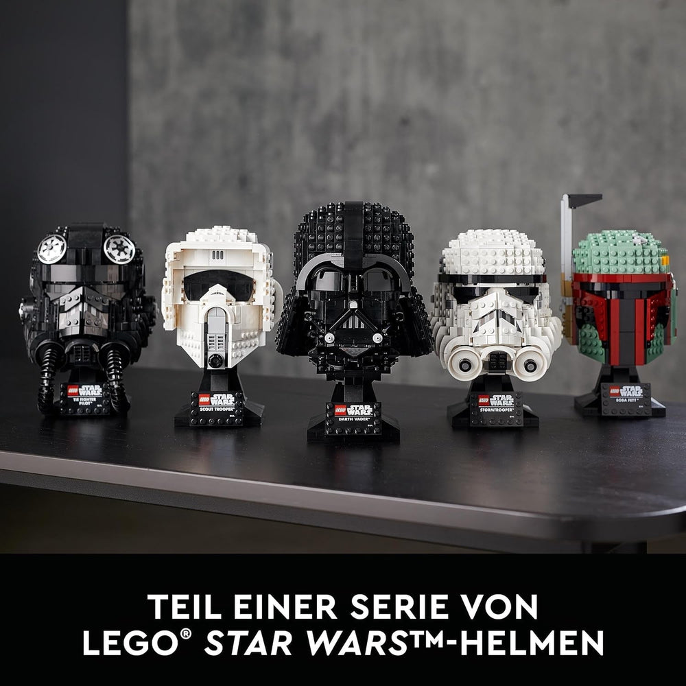 Set da costruzione per casco LEGO Star Wars Darth Vader per adulti, idea regalo per uomo, donna, lui o lei, modello da collezione da costruire ed esporre 75304 Set da costruzione Besuche den LEGO-Store