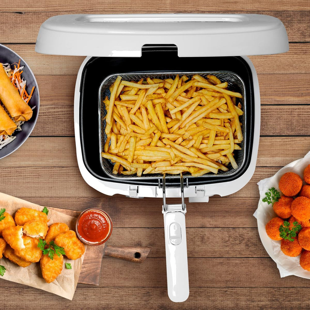 Friggitrice Alpina 2,5 L DF-165, 1800 W - Temperatura regolabile fino a 190°C Elettrodomestici Naty Shop