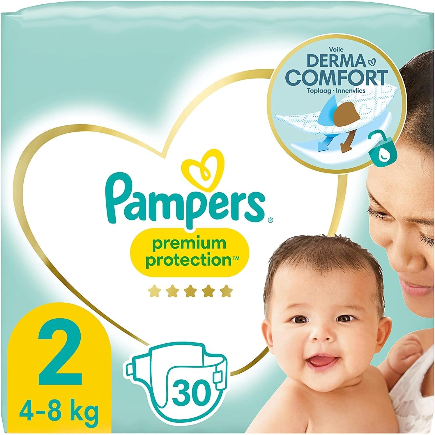 Pampers (vecchia versione), mutandine, taglia 4, 9 kg-15 kg, confezione da tre (1 x 88 pannolini)