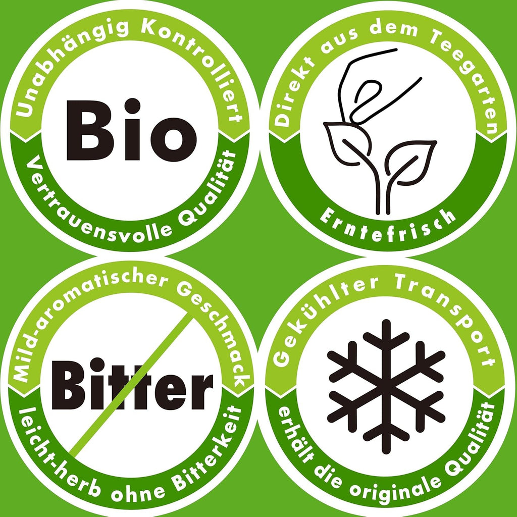 Goodwei Sencha Ceai verde organic Four Seasons - Ceai verde aromat, ușor amar, 250 g