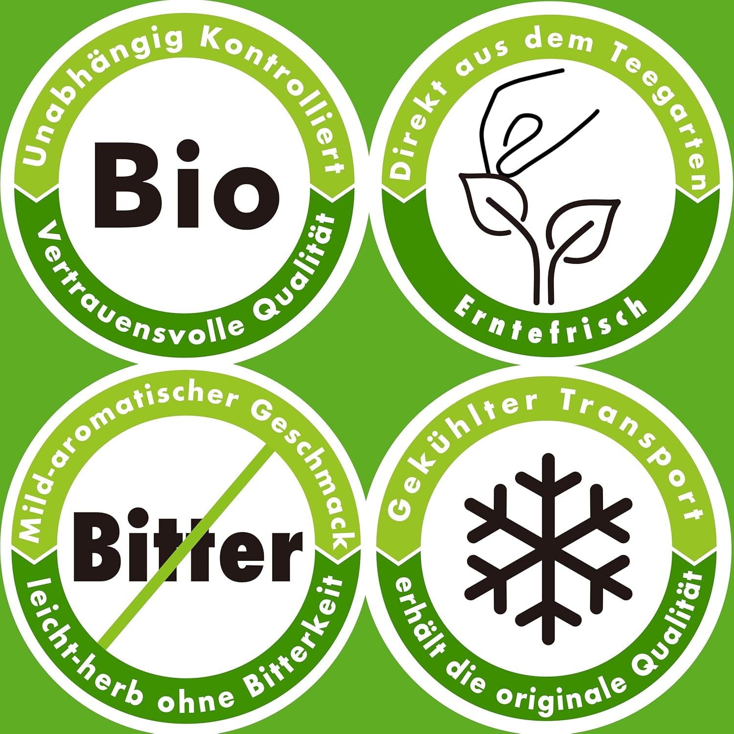 Goodwei Sencha Ceai verde organic Four Seasons - Ceai verde aromat, ușor amar, 250 g