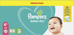 Pampers (versione classica), pannolini per neonati taglia 4+ (10-15 kg), 100 pz Mamma e Bambino Naty Shop
