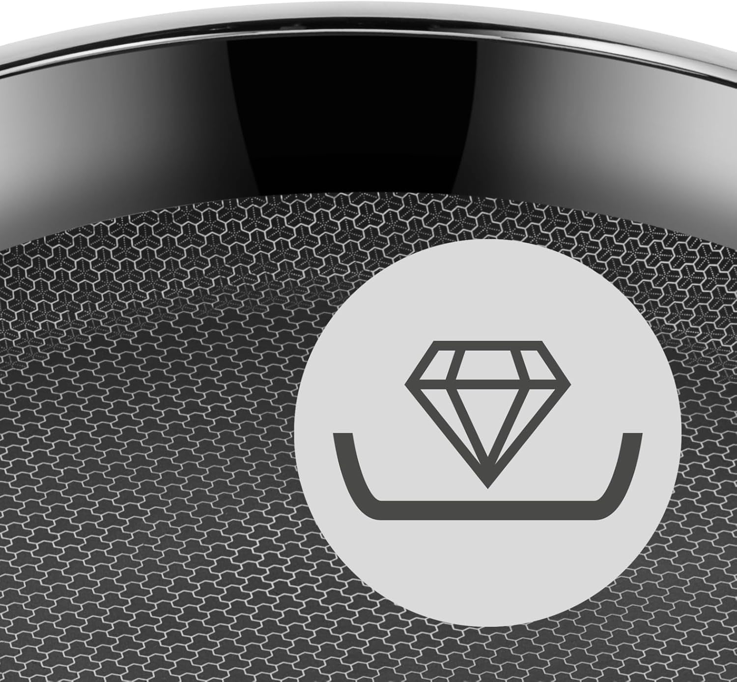 WMF Profi Resist tigaie inducție 24 cm, material cu acoperire multistrat, structură în formă de fagure de miere, mâner din oțel inoxidabil, rezistentă la cuptor Oale si Tigai Naty Shop