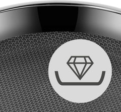 Pentola a induzione WMF Profi Resist 24 cm, materiale con rivestimento multistrato, struttura a nido d'ape, manico in acciaio inox, resistente al forno Pentole e Padelle Naty Shop