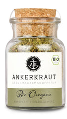 Ankerkraut BIO Origano, gerebeltes Küchen-Kraut, 15 g in vetro di sughero, Bio-Qualität zum selber Sürzen, Gewürz mediterranean Küche für Pizza & Pasta