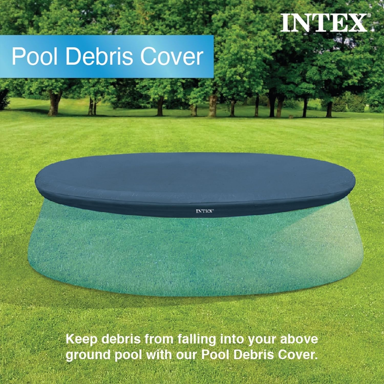 Husă Intex 28020 pentru Easy-Pool, albastră, Ø 244 cm