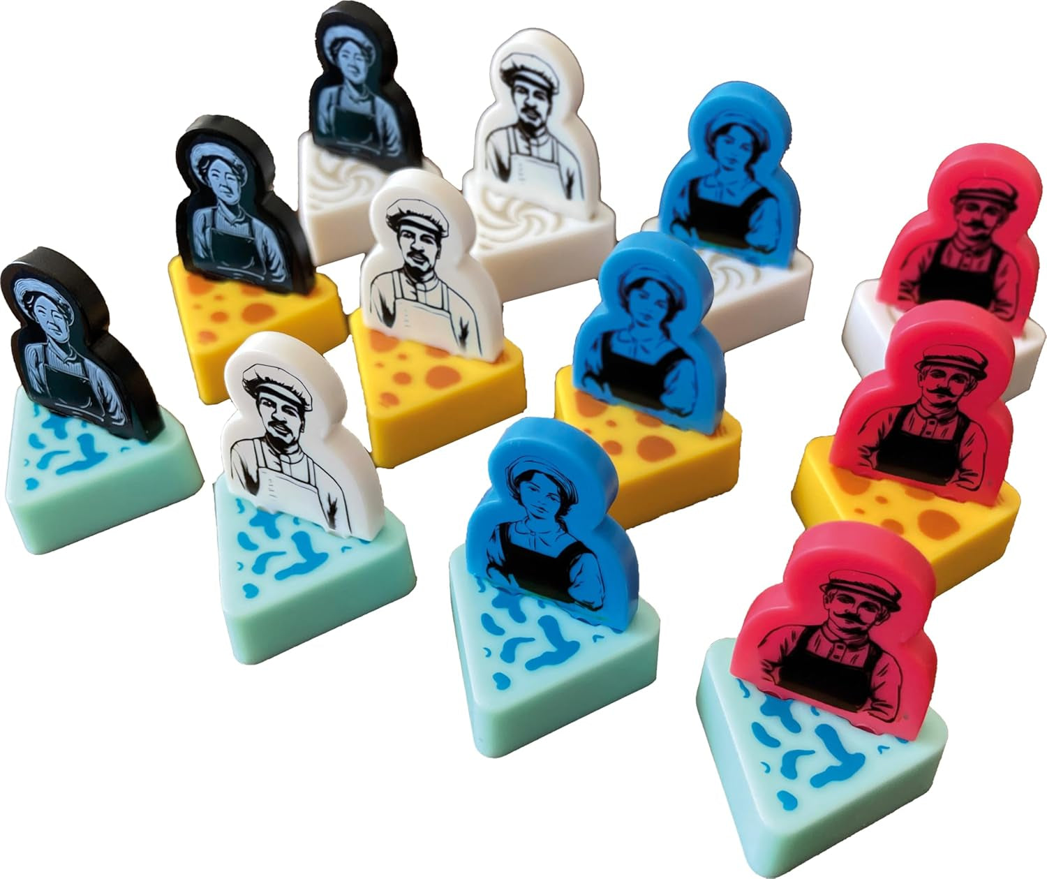 Asmodee - Cheese - Road to Infamy - Gioco da tavolo strategico - Posizionamento lavoratori - Master Cheese - Età 14+ - Da 1 a 4 giocatori - 40 Minuti - Versione francese