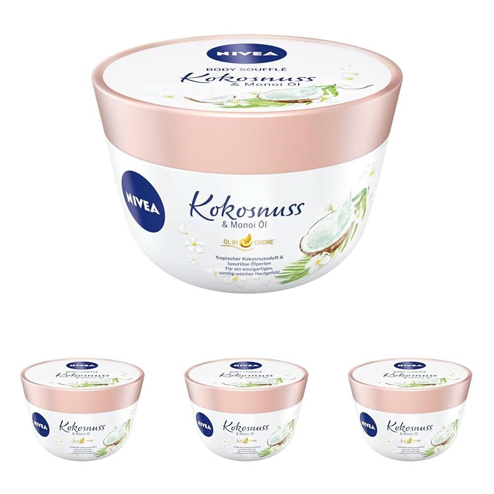 NIVEA Body Soufflé Coconut & Monoi Oil, 200 ml Cosmetice si Infrumusetare Naty Shop