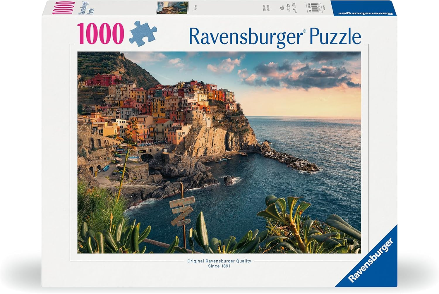 Ravensburger Puzzle 12000755 - Cinque Terre - puzzle jigsaw de 1000 de piese pentru adulți și copii de peste 14 ani Puzzle Naty Shop