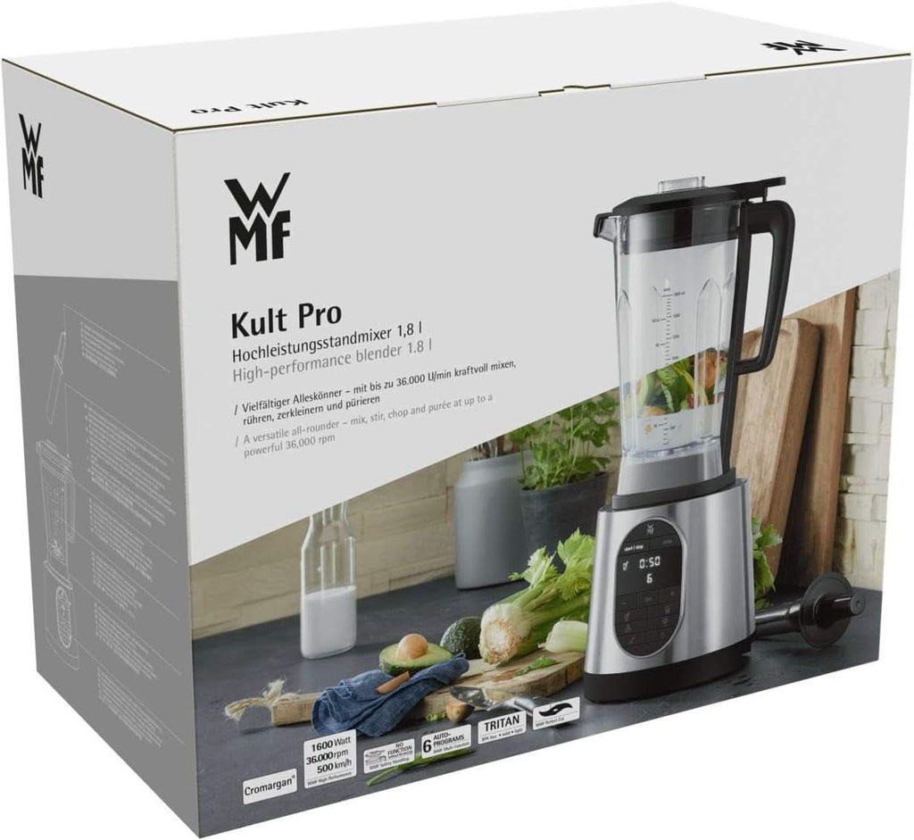 WMF Kult Pro Hochleistungs-Standmixer 1.600 Watt, 36.000 U/Min, Mixbehälter 1,8L, 6 Autoprogramme, Smoothie-, Ice Crush- Und Intervall-Funktion Mama si Copilul Naty Shop
