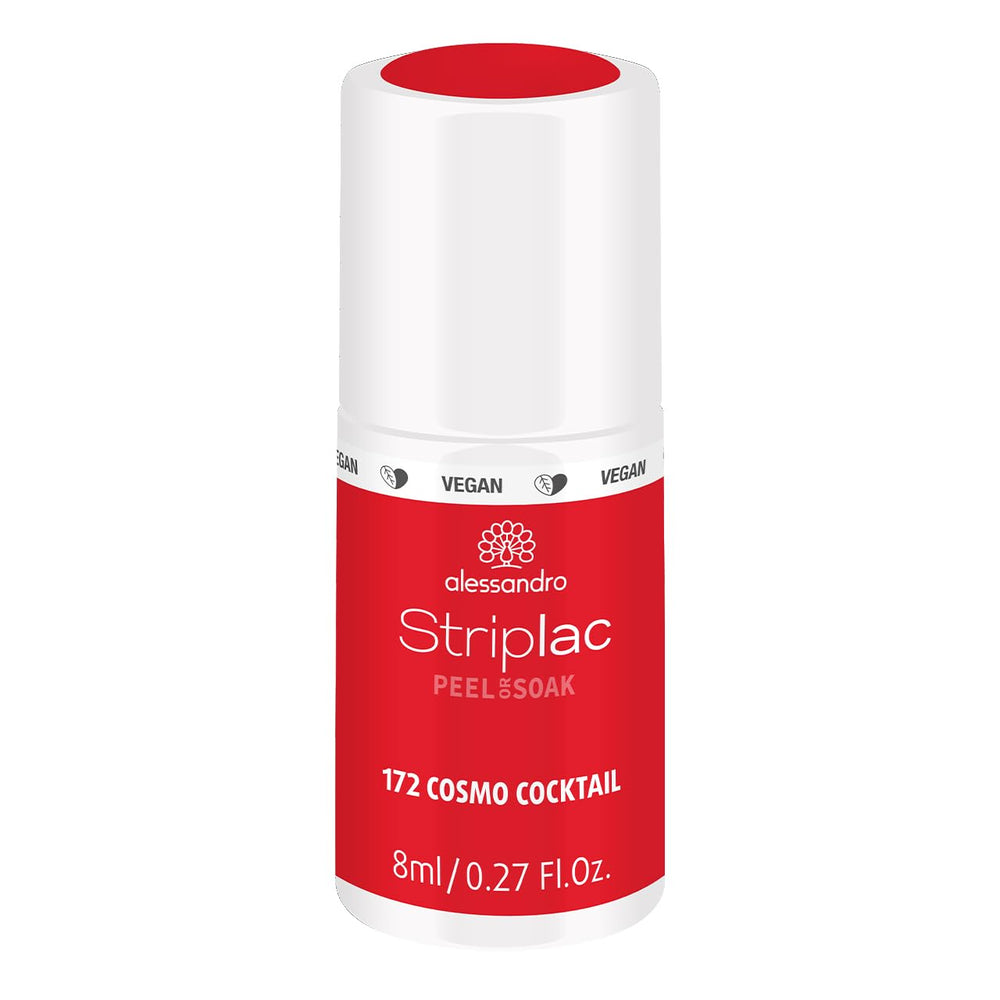 Smalto UV alessandro Striplac Coral Sunshine – Delicato e a lunga tenuta – Facile rimozione grazie alla tecnologia di rimozione – Vegan e cruelty-free – 8 ml