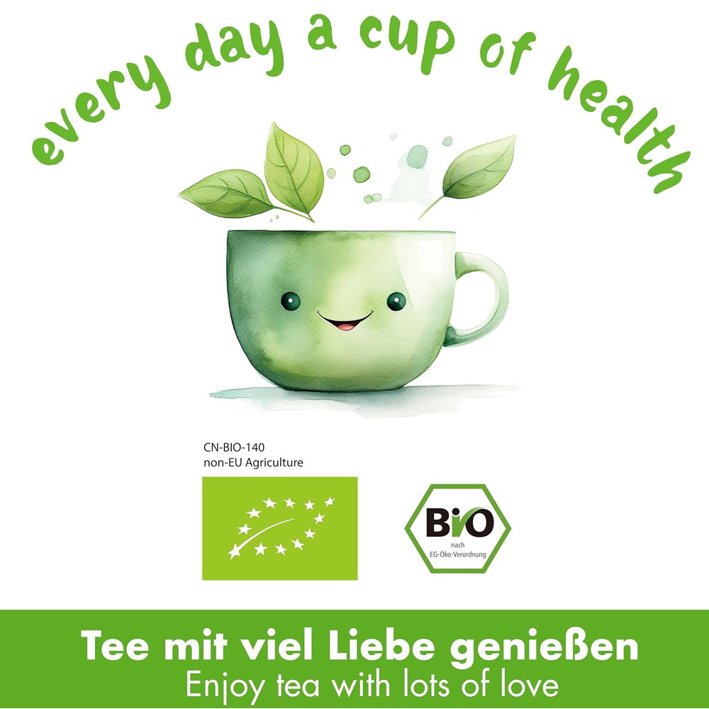 Goodwei Sencha Ceai verde organic Four Seasons - Ceai verde aromat, ușor amar, 250 g