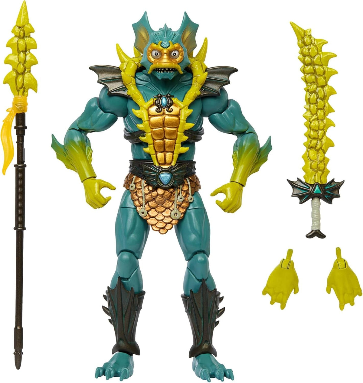 Masters of the Universe Masterverse figurină de acțiune, figurină de colecție Deluxe cu 30 de articulații mobile, piese interschimbabile sau armură, jucărie Motu mare de aproximativ 18 cm, HYC59 Action figures Naty Shop Titlu implicit