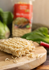 Giardino di bambù - Mie Noodles | Noodles istantanei per la cucina asiatica | Ideale per piatti wok o zuppe Vegani | Busta da 250 g