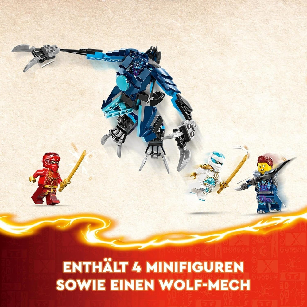 LEGO NINJAGO Kai's Fire Mech Action Figure Giocattolo per Bambini con Figura Mech Rossa Personalizzabile Ninja Set 4 Personaggi Inclusi Kai e Zane, Regalo per Ragazzi e Ragazze di 7 Anni 71808 Set di Costruzioni Beuche den LEGO-Store