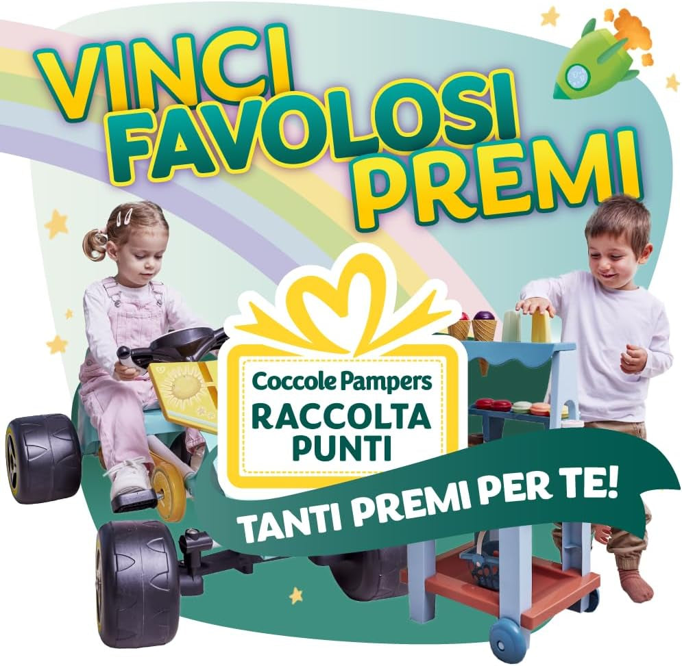 Pampers Baby Dry Maxi Mărimea 4 (7-18 kg), 200 de scutece + 500 de puncte de îmbrățișare suplimentare gratuite