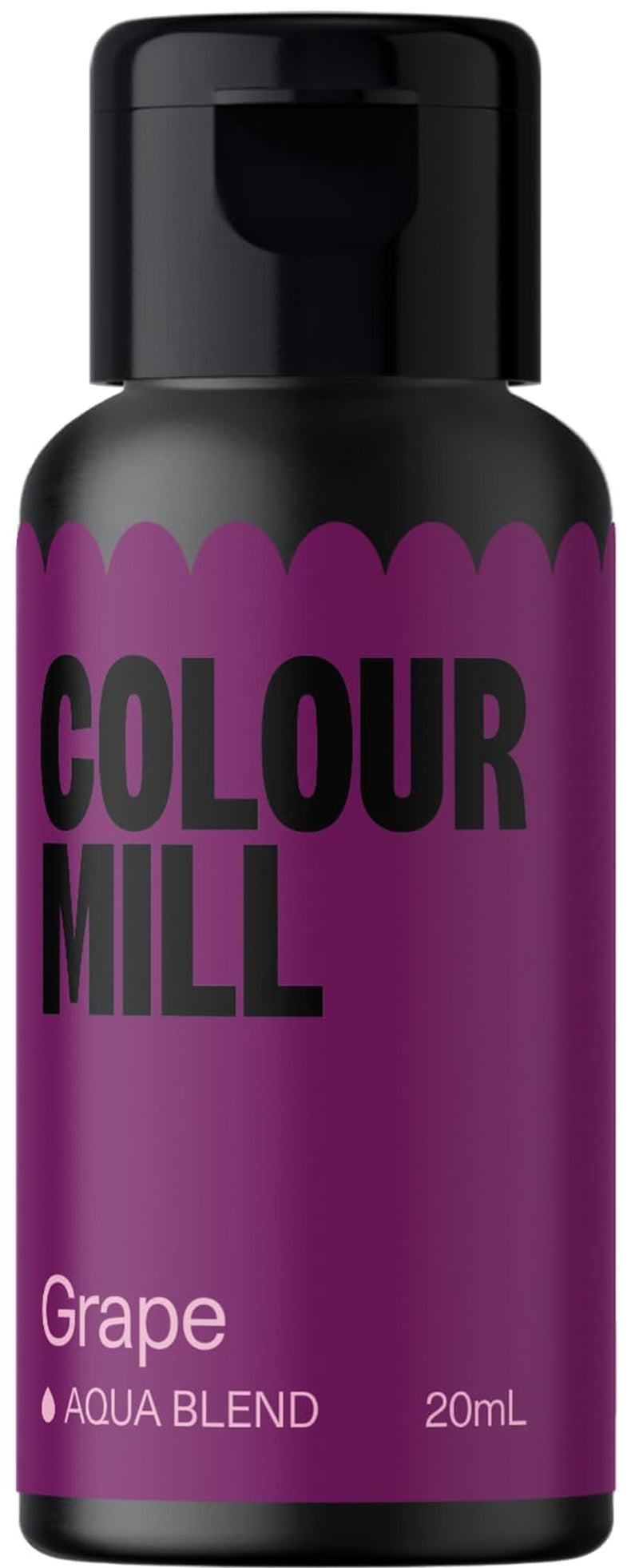 Colorant alimentar pe bază de apă Colour Mill Aqua Blend Burgundy - Foarte intens, concentrat, vegan - 20 ml