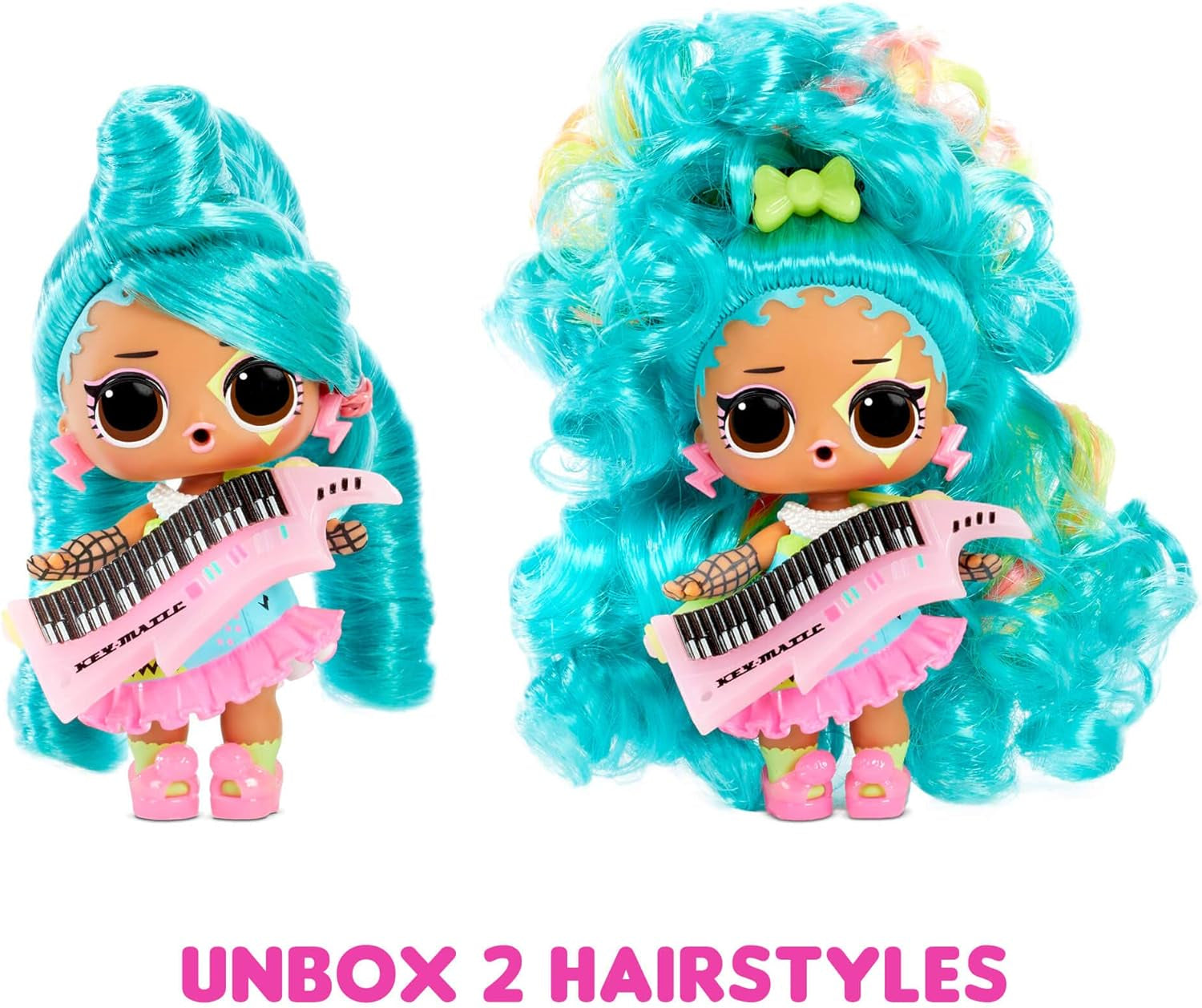 Surpriză L.O.L.! 566977E7C Remix hair flip dolls - Articol de colecție - 15 surprize - Cu capac de păr, accesorii și muzică Papusi Naty Shop
