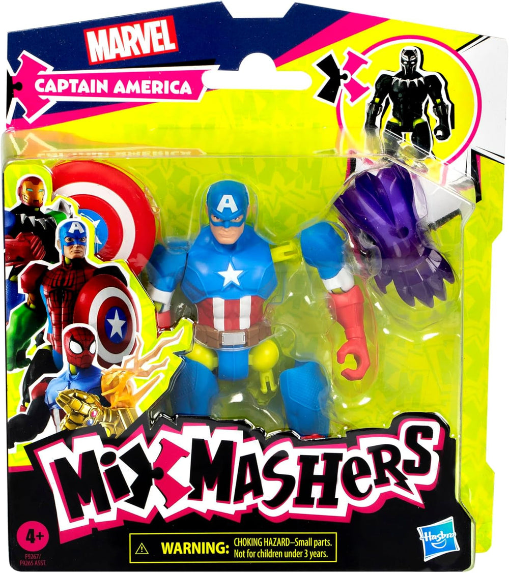 Mixmashers Marvel Captain America Avengers Mix-And-Match Action Figure & Accesorii Action figures Naty Shop