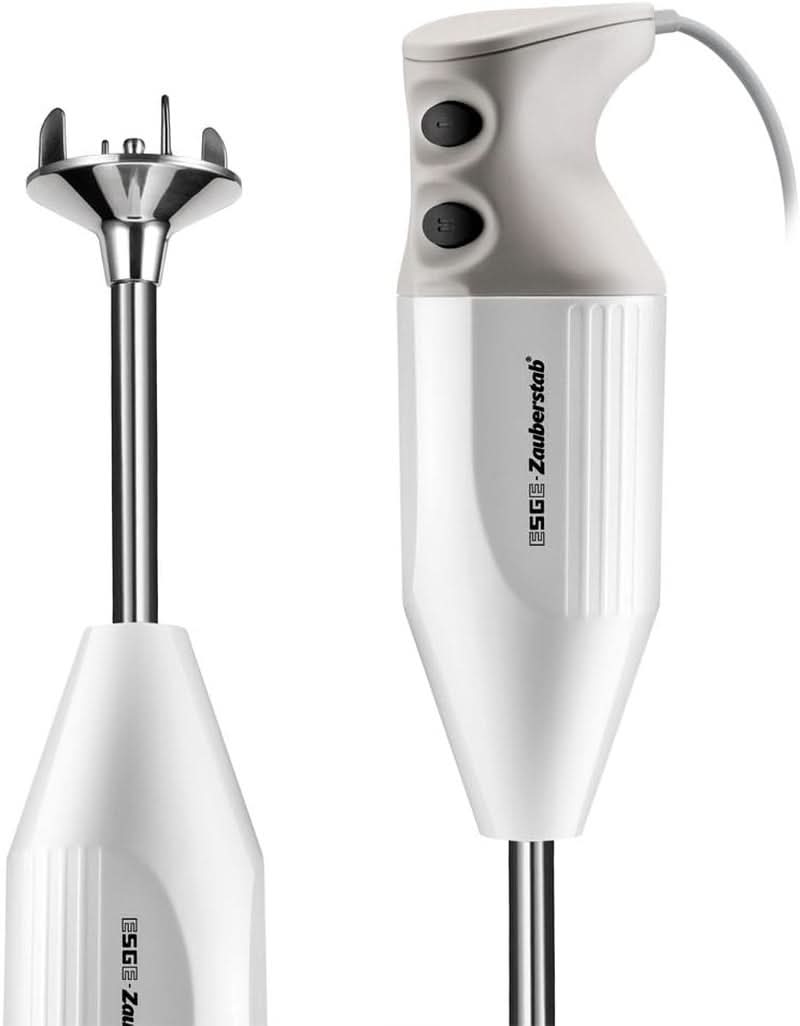 Esge-Zauberstab M 122 S, Stabmixer Weiß, Mit Zubehör, Bis 14.000 U/Min, 90310 Bucatarie Naty Shop