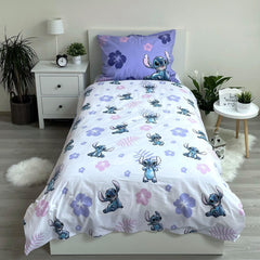 Biancheria da letto reversibile per bambini, Lilo & Stitch, 100% cotone Biancheria da letto - bambini Naty Shop