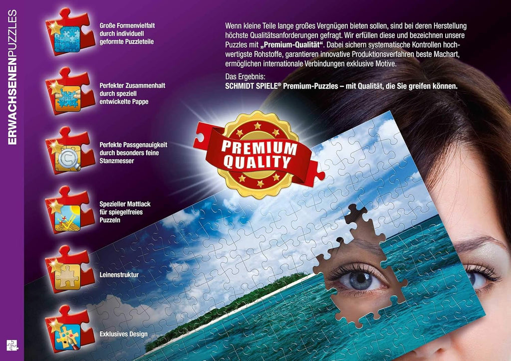 Lumea, puzzle jigsaw de 1.500 de piese Puzzle Naty Shop