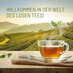 Teeverliebt - Darjeeling Bio Second Flush 1000G I Ceai Darjeeling FTGFOP1 din India I Ceai negru ușor cu aromă plină I 1 kg