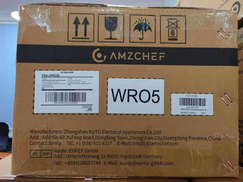 Frullatore AMZCHEF, 8 menu intelligenti e 10 velocità, touch screen LCD Kitchen Naty Shop