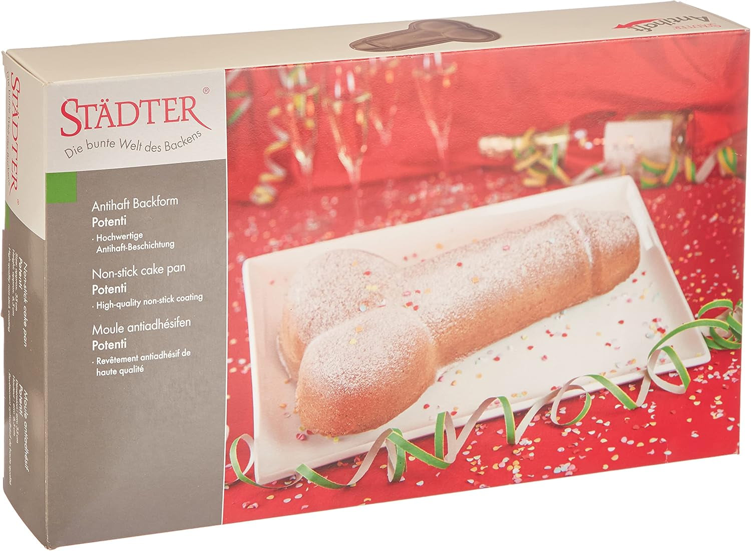 Staedter - Motivbackform Emil Der Igel - Hochwertige Antihaftbeschichtung - PFAS Frei Stampi e teglie per dolci Naty Shop Motivbackform Potenti