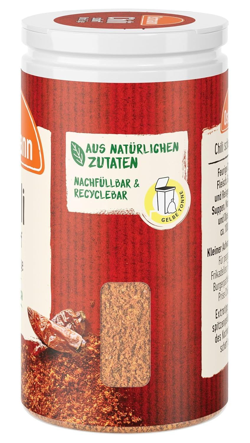 Ostmann Gewürze - Sciarpa al peperoncino Bird's Eye | Féurige Scharfe für Fleischgerichte und Eintöpfe | 35 g in Der Streudose