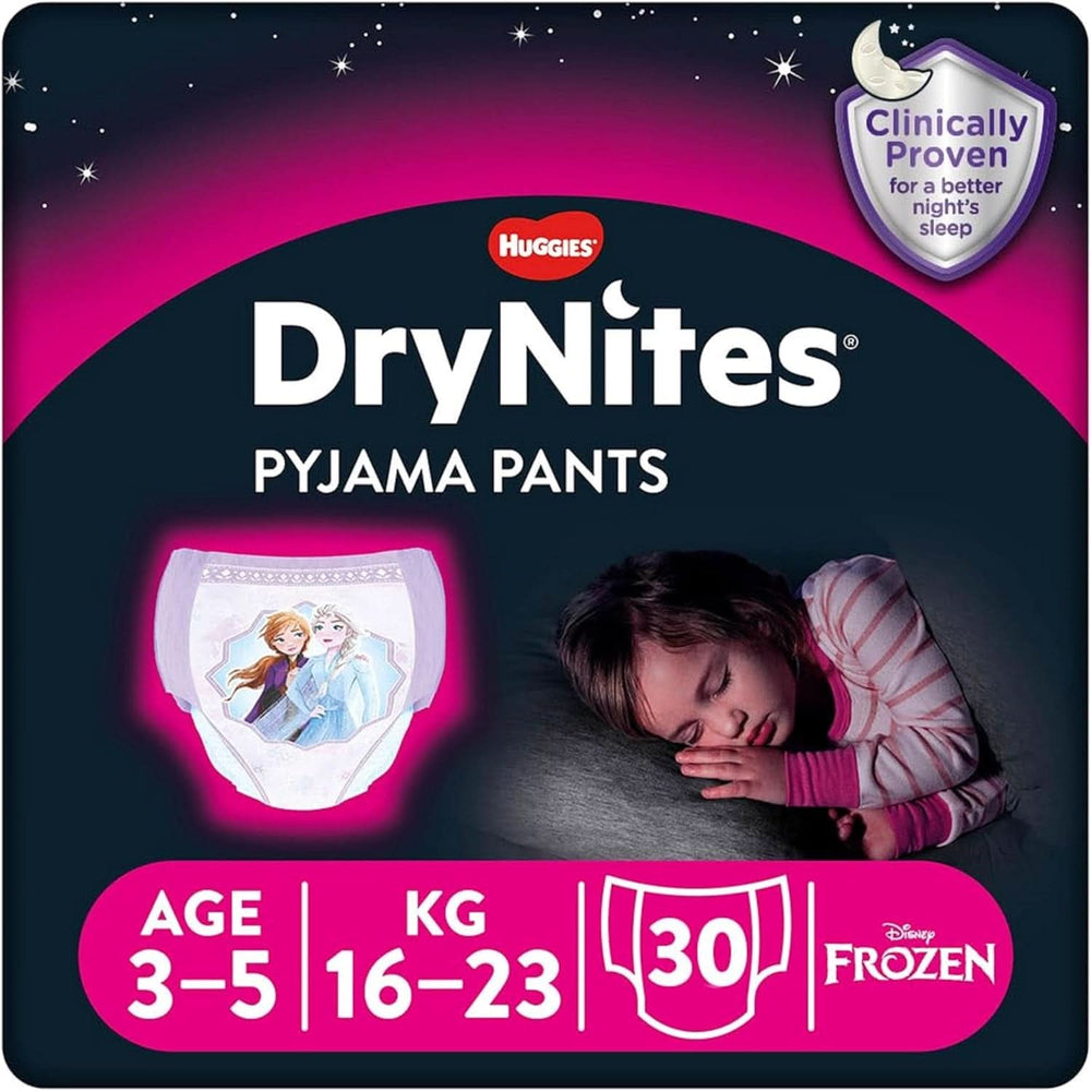 Huggies Drynites Scutece de noapte foarte absorbante pentru fete Mama si Copilul Naty Shop 3-5 Jahre (30 Stück) 30 Stück