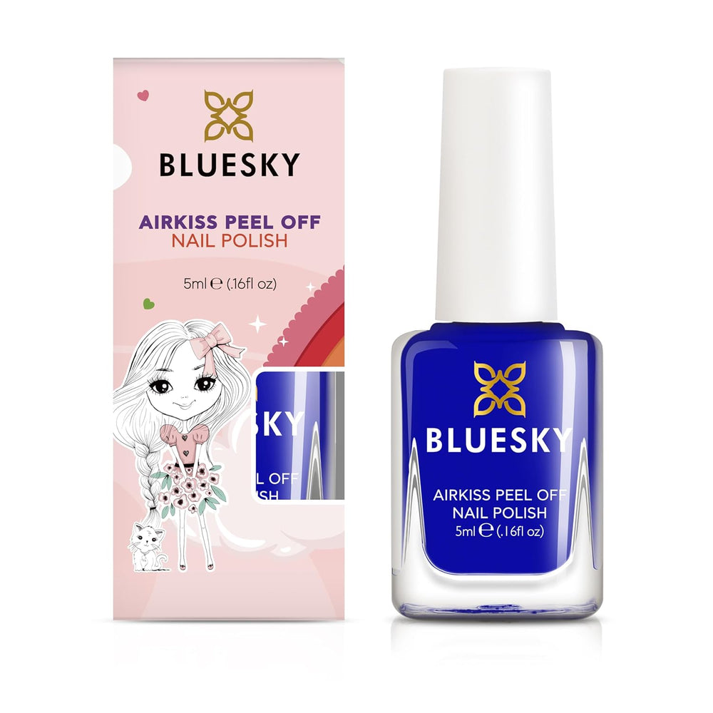 Smalto per bambini BLUESKY - Smalto per unghie pelabile a base d'acqua, senza solventi, facile da rimuovere, 5 ml (Disco Time)