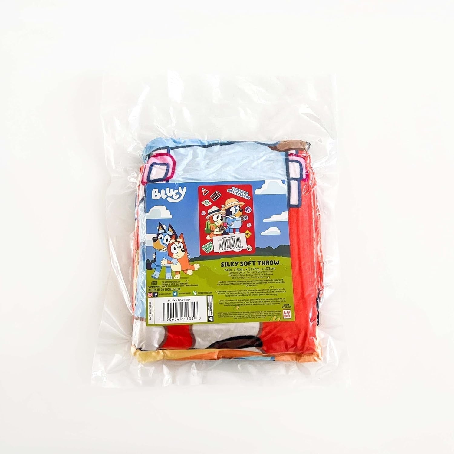 Coperta Northwest Bluey Silk Touch, 116,8 x 152,4 cm, letti e coperte Roadtrip Northwest