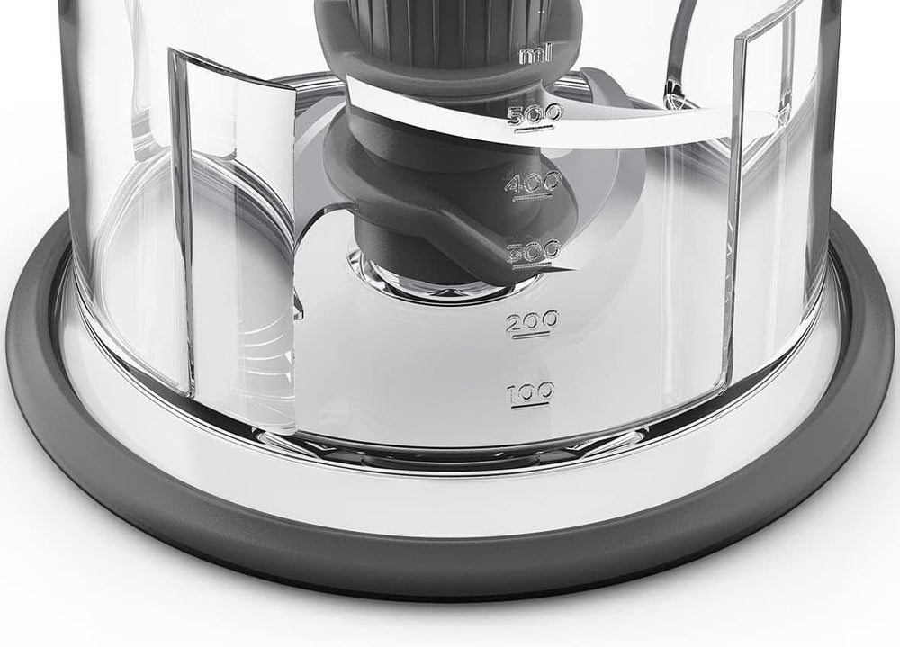 Kenwood Easychop CHP61.000WH, Zerkleinerer Mit Vier Klingen, Schüssel 0.5 L, Druckantrieb, 2 Geschwindigkeiten, Rutschfester Ring, Spülmaschinenfest, Eisbrecher, 500 W, Weiß Kitchen Naty Shop