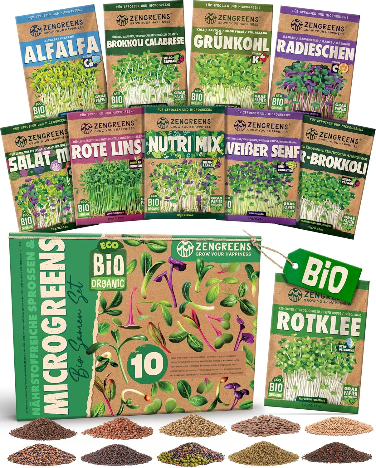 Semi di pomodoro biologico in set da 10 - 10 semi di pomodoro per una facile coltivazione in giardino, balcone o aiuola rialzata - Semi di piante - Piantine