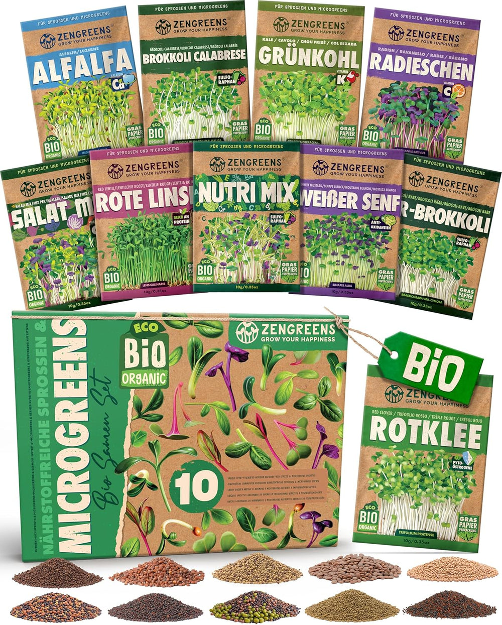 Semi di pomodoro biologico in set da 10 - 10 semi di pomodoro per una facile coltivazione in giardino, balcone o aiuola rialzata - Semi di piante - Piantine