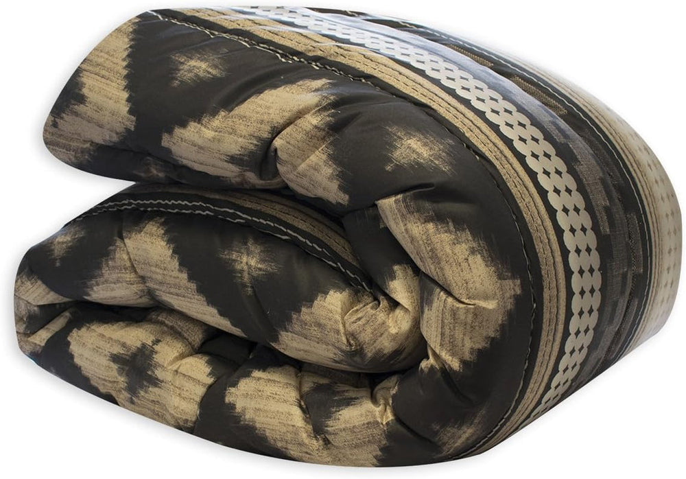 Trapunta reversibile bicolore Bleu Câlin per 2 persone, microfibra, bordeaux/pepe, 220X240 cm Trapunte e trapunte Naty Shop Ocra/Grigio 220 X 240 Cm