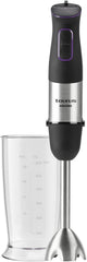 Robot da cucina Taurus 1000W | 20 Geschwindigkeitstufen | Funzione turbo | 4 Edelstahlklingen | Design ergonomico soft-touch | Protezione spritz | Accessori | Edelstahl | Elektrisch |Kunststoff, Argento/Schwarz Madre e bambino Naty Shop 1000W | 1 Accessori