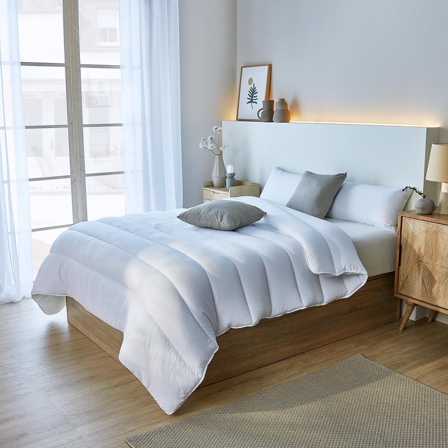 Pikolin Home - Lenzuolo personalizzabile in cotone 100%, traspirante, durevole e resistente Trapunte e trapunte Naty Shop