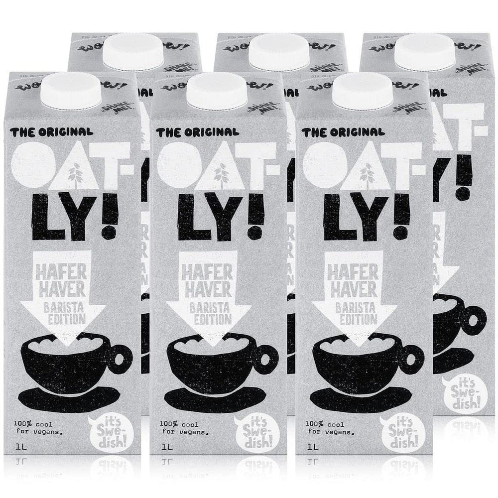 Oatly Barista Haferdrink Barista Edition, lunga durata 1 litro (confezione da 6)