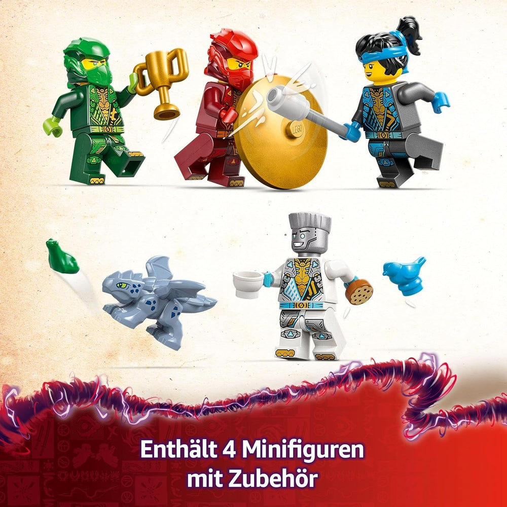 LEGO NINJAGO Tempio Ninja Spinjitzu - Set da gioco con 4 minifigure e 1 personaggio del drago - Set da costruzione - Regalo di Natale o di compleanno per ragazzi e ragazze dai 4 anni 71831 Set da costruzione Besuche den LEGO-Store