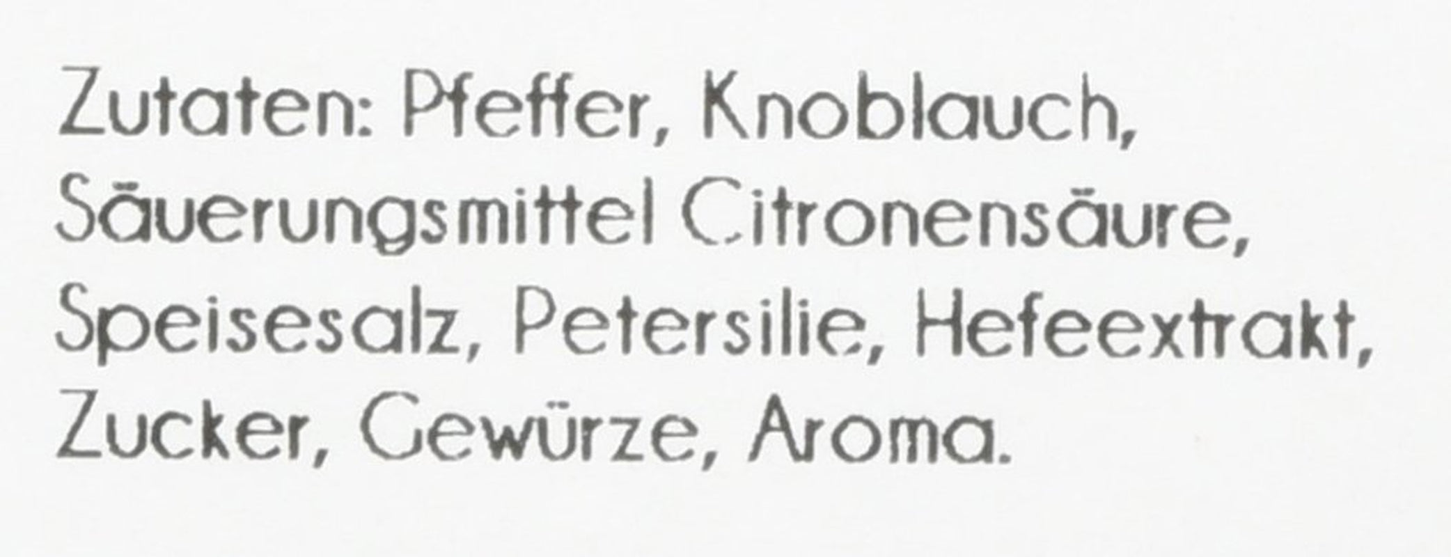 Knoblauch-Pfeffer 600 g, confezione 1 (1 x 0,6 kg)