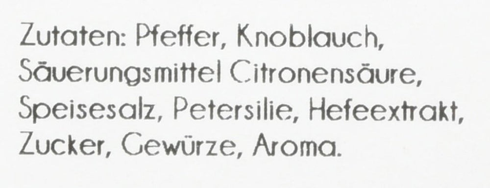 Knoblauch-Pfeffer 600 g, confezione 1 (1 x 0,6 kg)